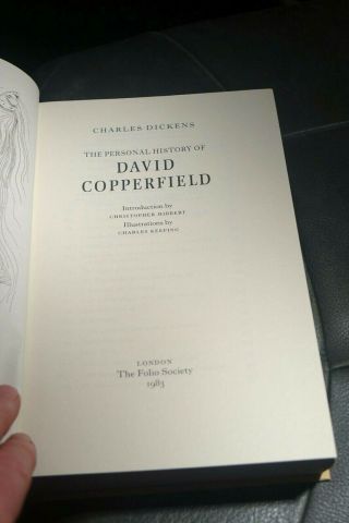 Folio Society David Copperfield by Charles Dickens 1st edition 1983 3