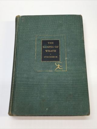 The Grapes Of Wrath By John Steinbeck 1939 First Edition Hardcover