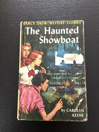 1957 Nancy Drew 35 The Haunted Showboat By Carolyn Keene Hardcover Book