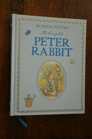 Beatrix Potter The Complete Peter Rabbit Pale Blue Bonded Leather Ed,  Easter
