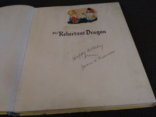Walt Disney ' s Story of Reluctant Dragon Robert Benchley Kenneth Grahame 1941 3