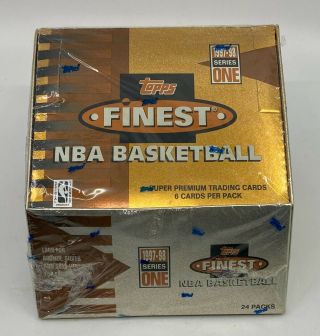 1997 - 98 Topps Finest Basketball Hobby Box Series 1