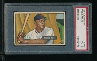 Willie Mays 1951 Bowman Rc Psa 3 Centering