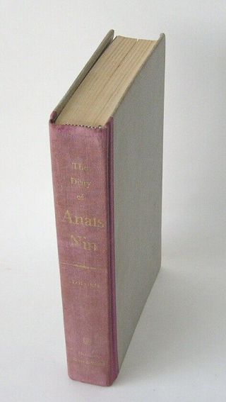 The Diary Of Anais Nin 1931 - 1934 Volume I (first Edition Hardcover)