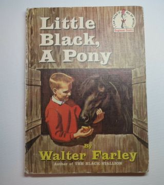 Vintage 1961 - Little Black,  A Pony By Farley,  I Can Read It Beginner - Dr.  Seuss