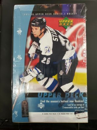 2005 - 06 Upper Deck Series 1 One Hobby Box.  Potential Crosby Young Gun Rc?