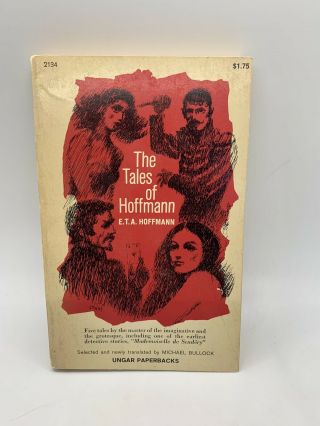 The Tales Of Hoffmann E T A 1963 1st Us Ed Vintage Ungar Pb Detective Gift