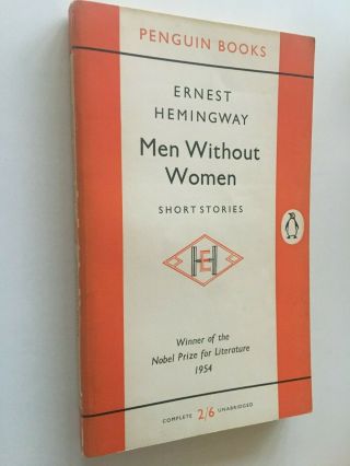 Men Without Women Ernest Hemingway First Edition Vintage Penguin 1955 Very Good
