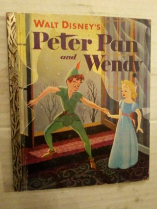 Little golden book PETER PAN AND WENDY (1952; FIRST EDITION) 2