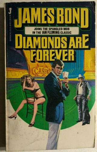 James Bond 007 Diamonds Are Forever By Ian Fleming (1980) Jove Pb