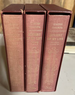 Giacomo Casanova - History Of My Life : Volumes 1 & 2,  7,  8,  9,  10 Signed