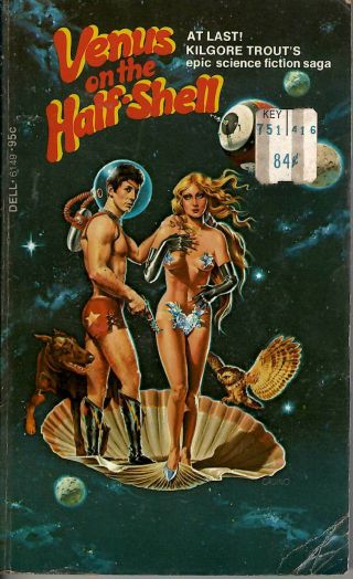 Venus On The Half - Shell Kilgore Trout 1975 4th Ed Pb Dell 6149 Vg,  Sci - Fi Sleaze