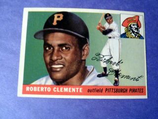1955 Topps 164 Roberto Clemente Exc,  Rookie