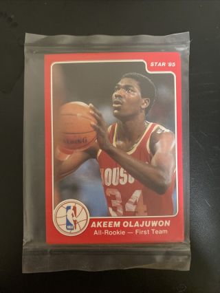 1985 Star Company All - Rookie Team Bagged Set Never Opened Michael Jordan