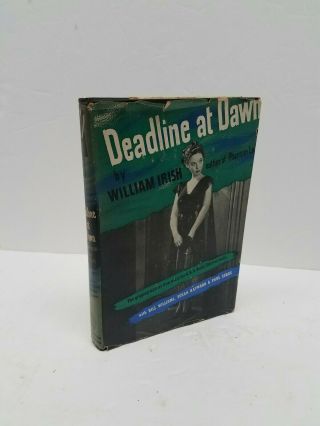 William Irish Cornell Woolrich 1946 Deadline At Dawn Film Noir Novel Hardcover