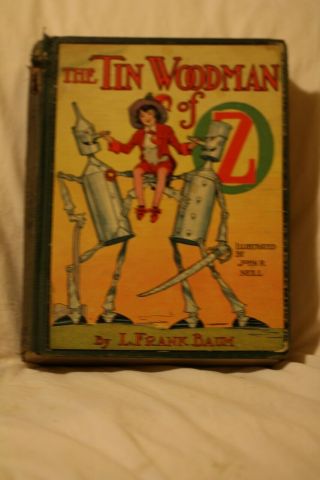 1918 Book " The Tin Woodman Of Oz " By L.  Frank Baum