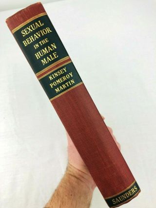 Sexual Behavior In The Human Male By Kinsey - 1948 Hardcover Edition 8th Print
