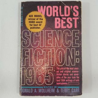 World ' s Best Science Fiction: 1965 Ace Books G - 551 Philip K.  Dick,  John Brunner 2