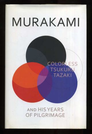 Haruki Murakami - Colorless Tsukuru Tazaki; 1st/1st,  Stickers