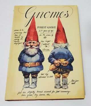 Gnomes By Will Huygen Rien Poortvliet History Lore Illustrated 1977 Hardcover