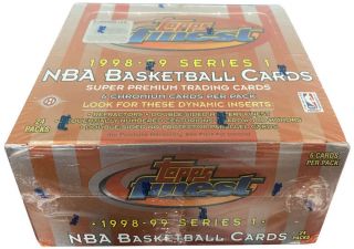 1998 - 99 Topps Finest Basketball Series 1 Hobby Box Factory