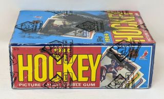 1984 - 85 Topps Hockey Wax Box of 36 Factory Packs X - Out BBCE 5