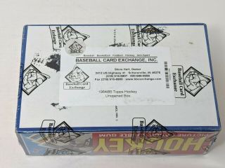 1984 - 85 Topps Hockey Wax Box of 36 Factory Packs X - Out BBCE 6