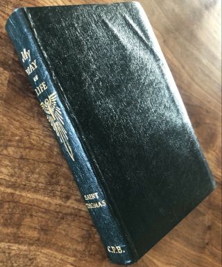 My Way Of Life 1952 Leather Pocket Edition St.  Thomas Farrell & Healey The Summa