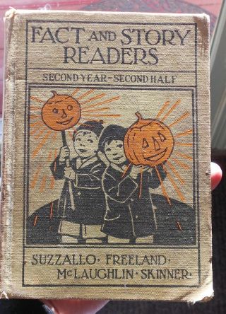 Vintage Halloween Book Fact And Story Readers Book Two 1930 Jack O Lanterns