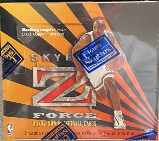 1996 - 97 Skybox Z Force Series 1 Nba Basketball Factory Box