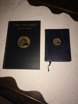 2 Copies Of The Prophet Kahlil Gibran 1946 1st Pocket Ed.  22nd,  1950 Ed.  54th