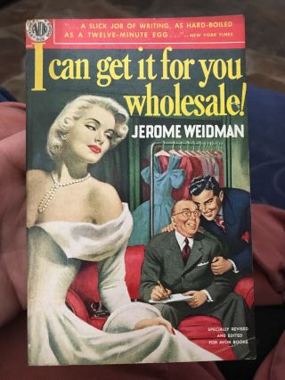 I Can Get It For You Jerome Weidman Gga 1st Collectible Paperback