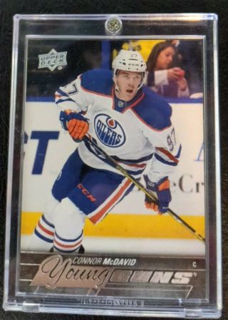 15 - 16 Ud Upper Deck Connor Mcdavid Young Guns Rookie