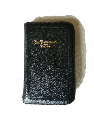 Kjv Holman Vest Pocket Jewel Testament Bible Black Leather
