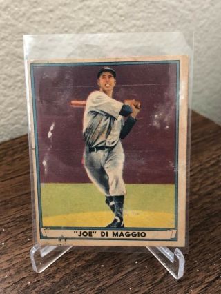 1941 Play Ball 71 Joe Dimaggio Uncut York Yankees