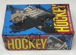 1984 - 85 Topps Hockey Wax Box BBCE Wrapped X - Out Yzerman Neely Chelios Rookie 4