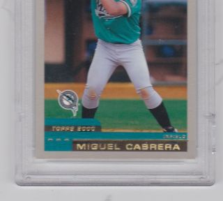 2000 TOPPS TRADED MIGUEL CABRERA T40 PSA 10 GEM ROOKIE 3