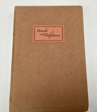 1930 Harvests And Highlines Middle West Utilities Company Book Electric Power