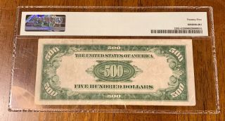 1934 $500 Five Hundred dollar bill Series A - PMG grade 25 VERY FINE 2