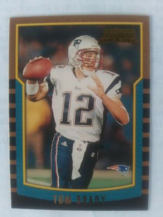 2000 Bowman Tom Brady 236 Rookie Card (and Not A Reprint) Perfect Cent
