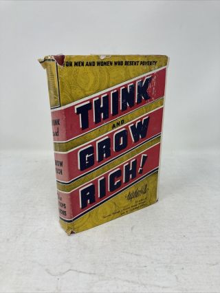 Think And Grow Rich - Napoleon Hill Hc/dj 1962 Edition
