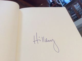 Hillary Clinton Hard Choices Signed 2