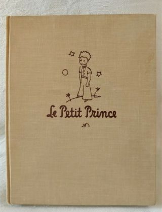 Vintage The Little Prince,  Hardcover Dj 1943 By Antoine De Saint - Exupery Good