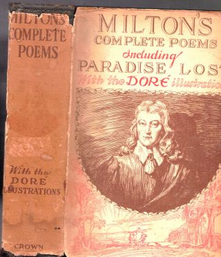 1936 John Milton Complete Poems Paradise Lost Gustave Dore Prints Illustrated