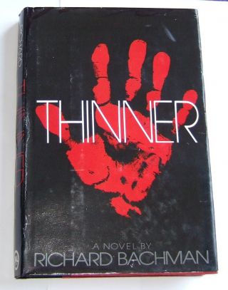 Thinner By Richard Bachman,  Stephen King (nal Bce 1984 Hc/dj Good)