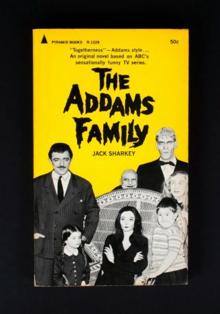 Jack Sharkey,  The Addams Family,  Pbo First Edition,  Tv Tie - In