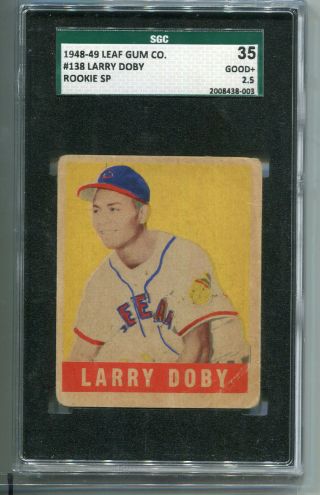 1948 Leaf 138 Larry Doby Sgc 35/2.  5 Good,