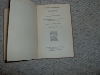 Riverside Literature Series Shakespeare ' s Macbeth copyright 1883 and 1897 106 2