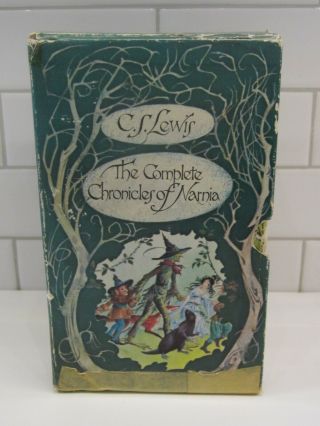 The Complete Chronicles Of Narnia 1976 Puffin Box Set C.  S.  Lewis