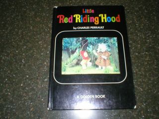 Little Red Riding Hood Charles Perrault Golden Book 1969 3d Puppet Shiba